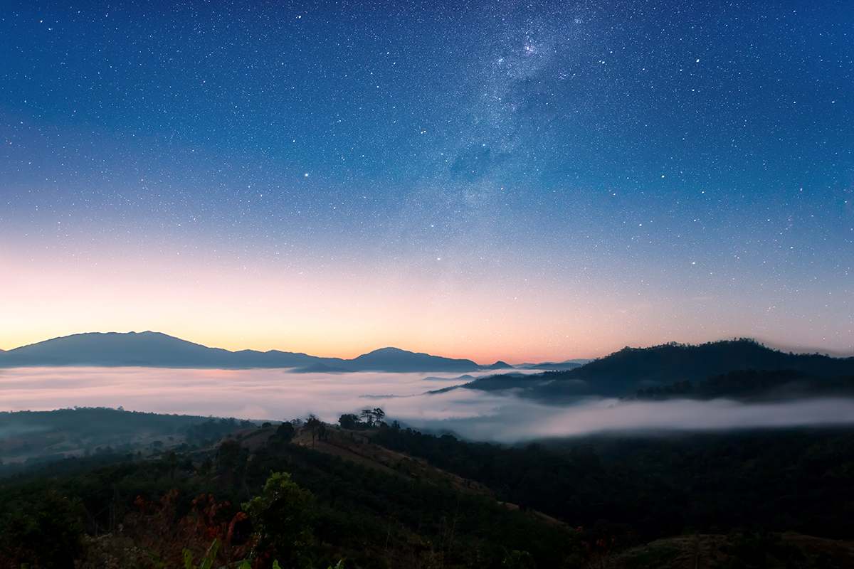 Thailand beautiful landscape Photography - Mountain Mist