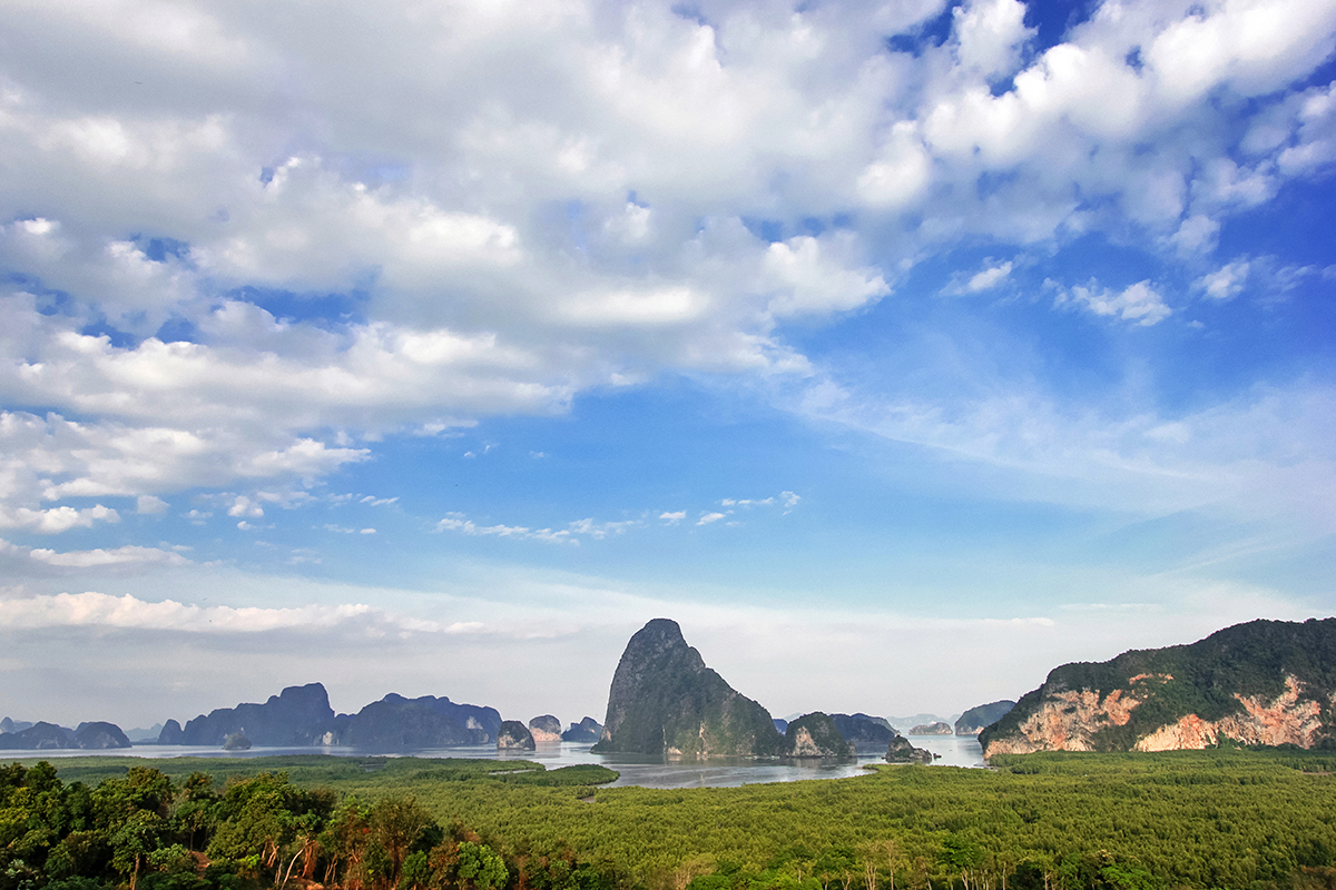 Thailand beautiful landscape Photography - Samet Nang Shi Viewpoint Phang Nga