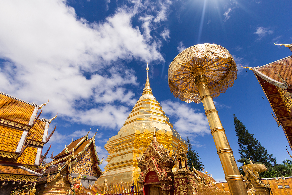 Thailand beautiful landscape Photography - Wat Phra That Doi Suthep Chaing Mai